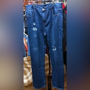 Newtusfan Men’s Slim Fit Distressed Jeans | Size 38 💙🔥